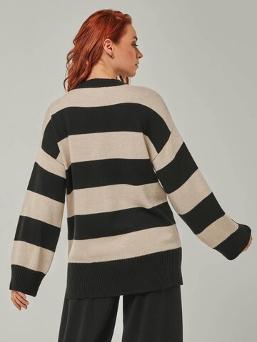 YOU LOOK PERFECT Huispak 'LOUNGEWEAR SET  - Pullover Felia & Pants Frida' in Zwart