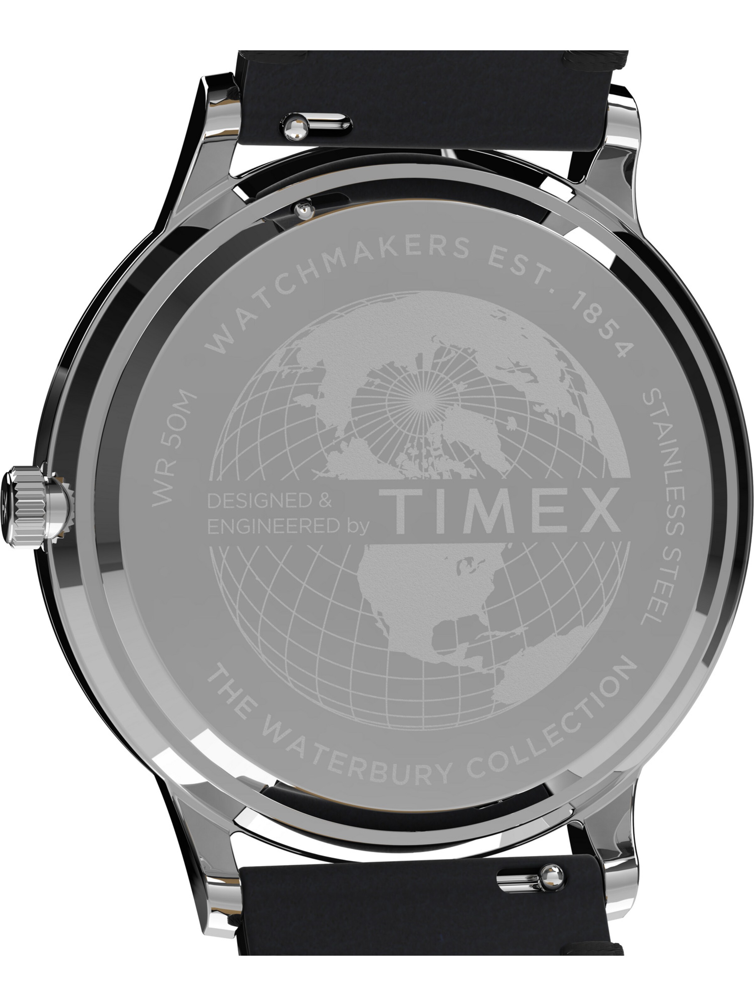 TIMEX Analoog horloge 'Waterbury Traditional' in Zwart