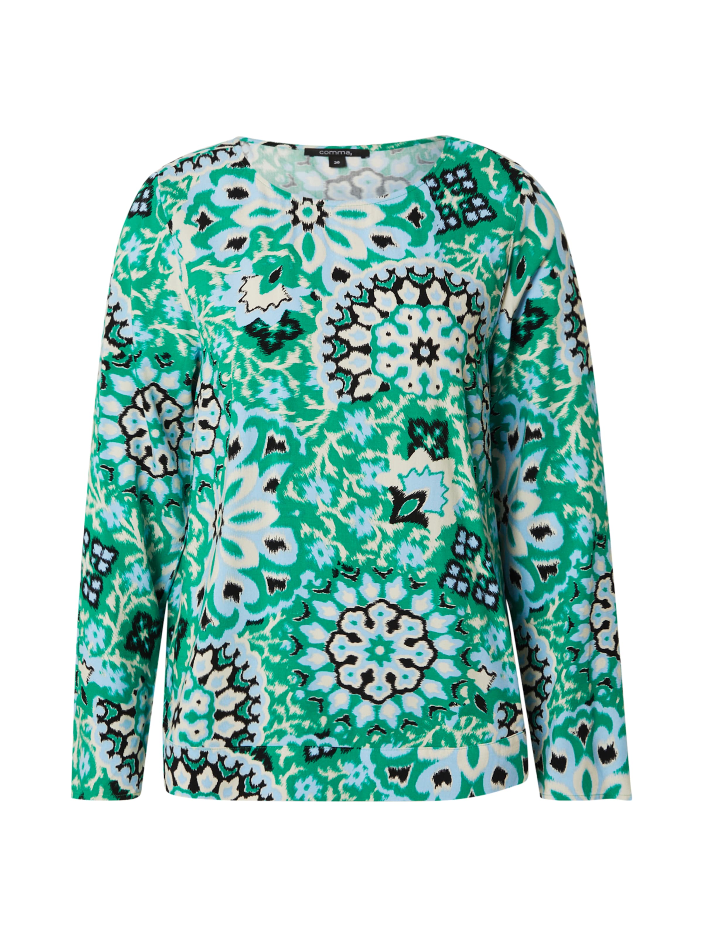COMMA Bluse in Grün: Vorderseite