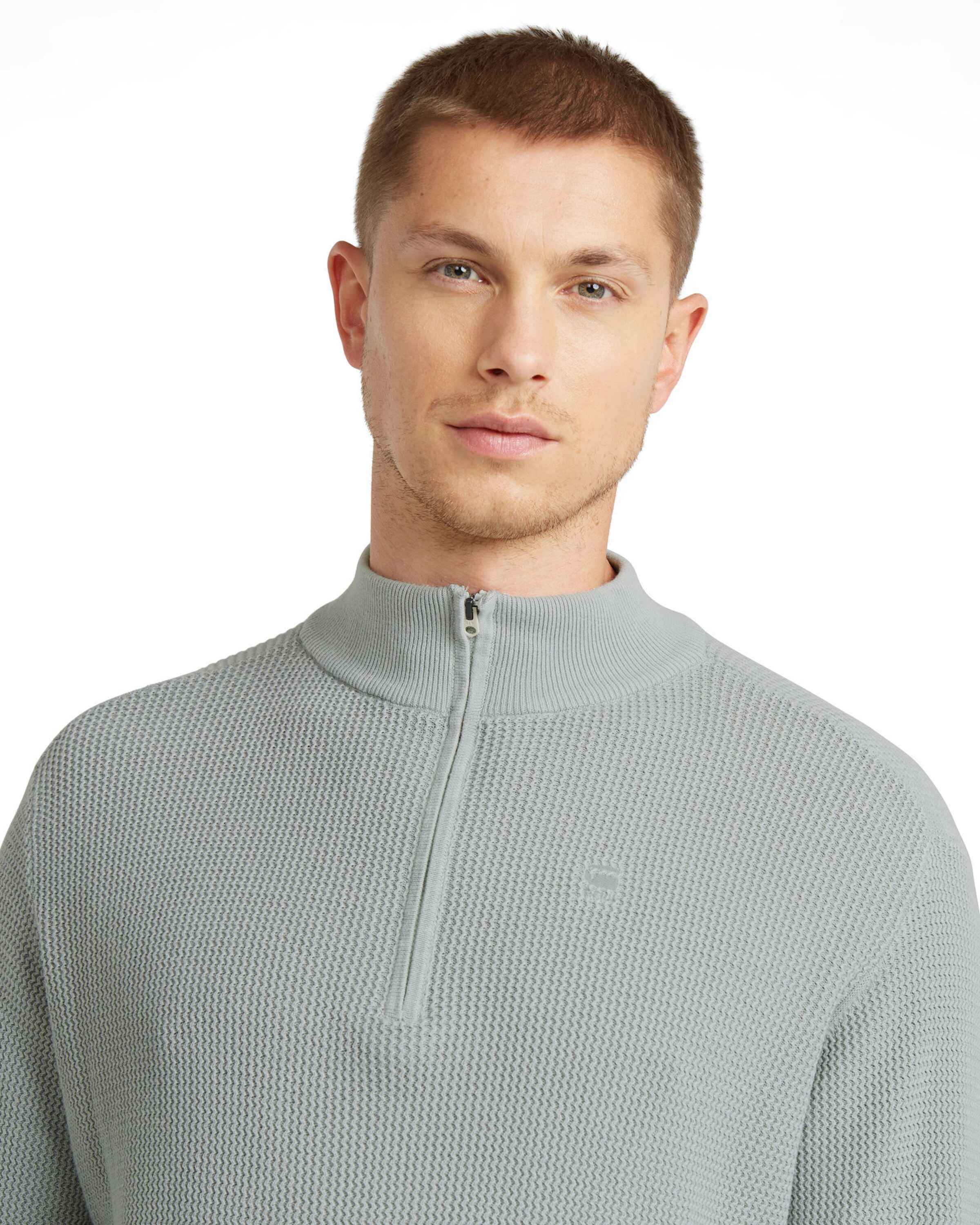 G-STAR Trui 'Skipper Serrated' in Grijs