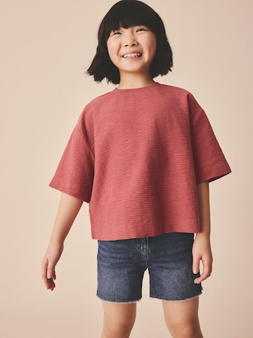 Next Shirt in Bruin: voorkant