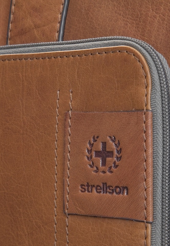 STRELLSON Document Bag 'Hyde Park' in Brown