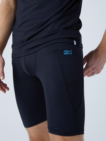 SPORTKIND Sporthose 'Short Tights mit Taschen'‌‌‌‌‌‌‌‌‌ in Schwarz: Vorderseite