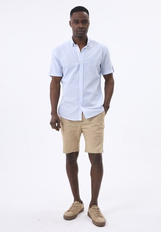 Coupe regular Chemise Felix Hardy en bleu