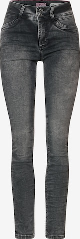 STREET ONE Slimfit Jeans in Grau: predná strana