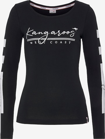 KangaROOS Shirt in Black: front