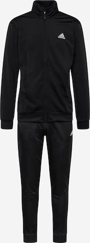 ADIDAS SPORTSWEAR Tracksuit 'Linear Logo' in Black: front