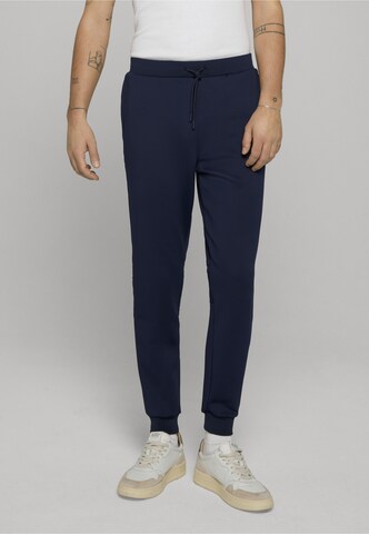 Sergio Tacchini Tapered Sportbroek 'Domino' in Blauw: voorkant