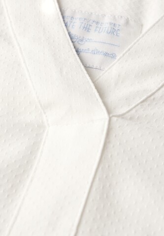 CECIL Bluse in Unifarbe in Weiß