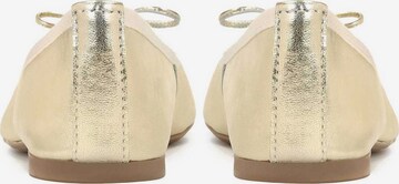 Ballerines Kazar en or