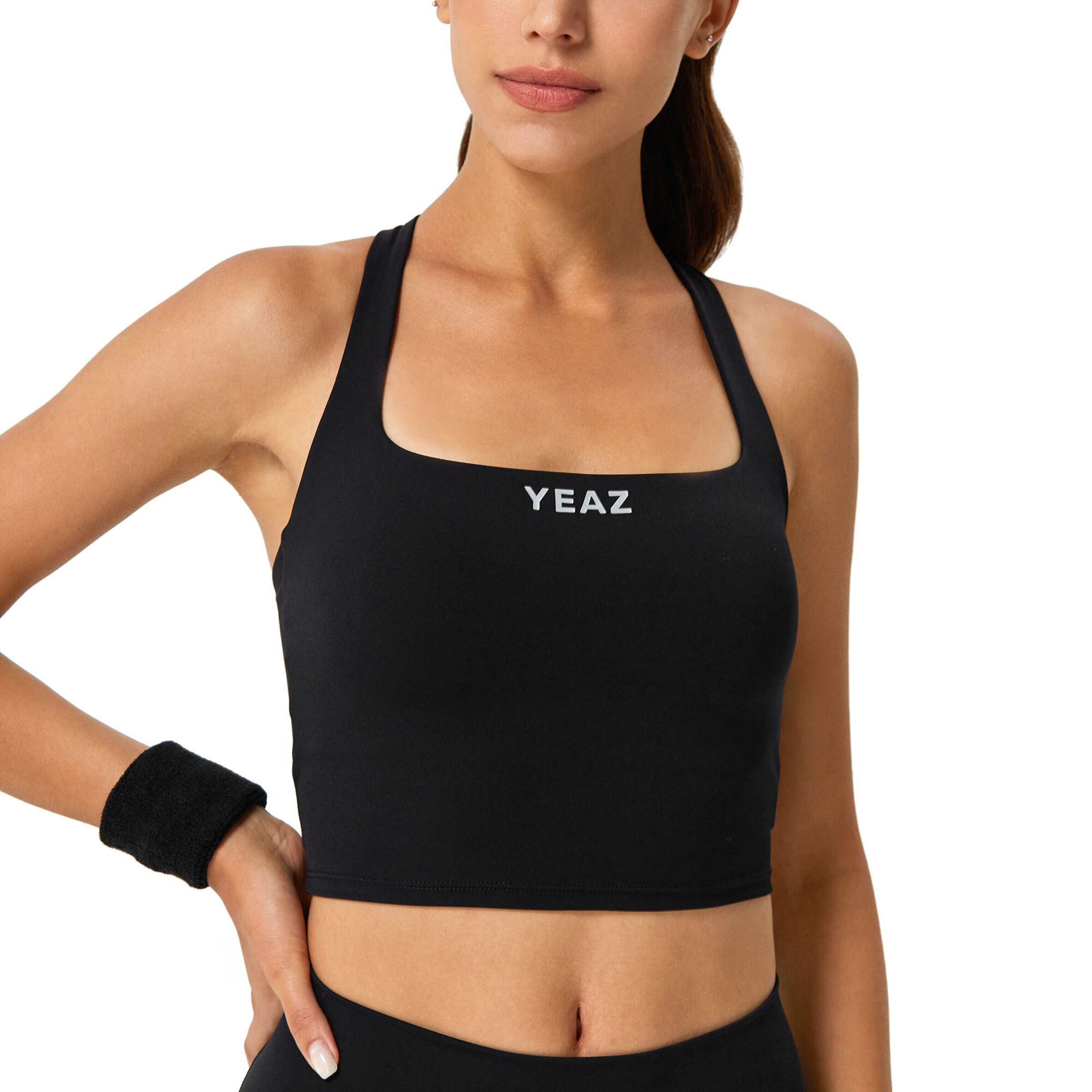 Sport top 'Show' de la YEAZ pe negru