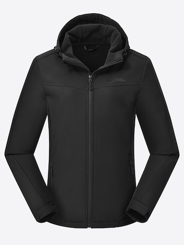 ATLASLAVA Outdoor Jacket 'Outdoor Jacket' in Black: front