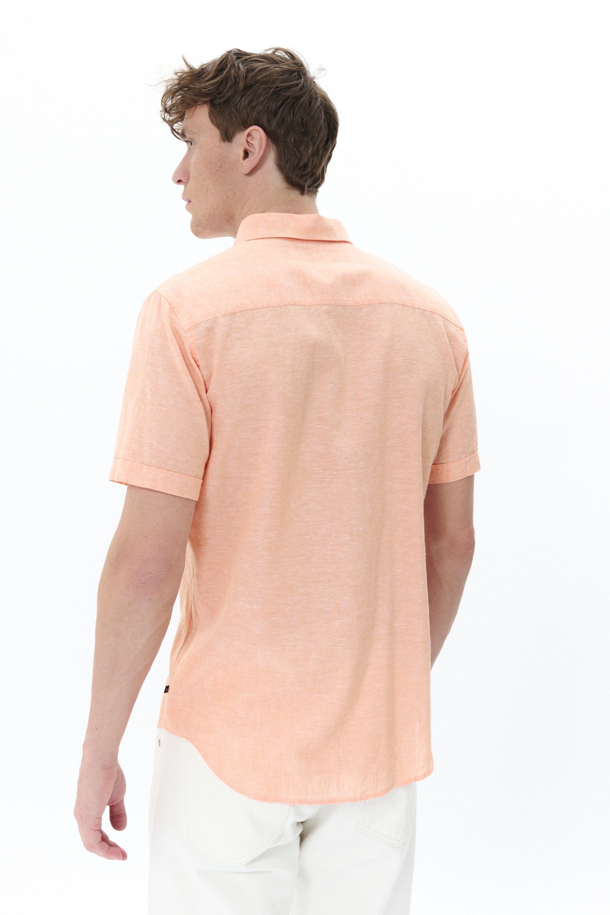 Matinique Regular fit Button Up Shirt 'Trostol' in Orange