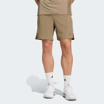 Regular Pantalon de sport 'Designed for Training Workout' ADIDAS PERFORMANCE en beige