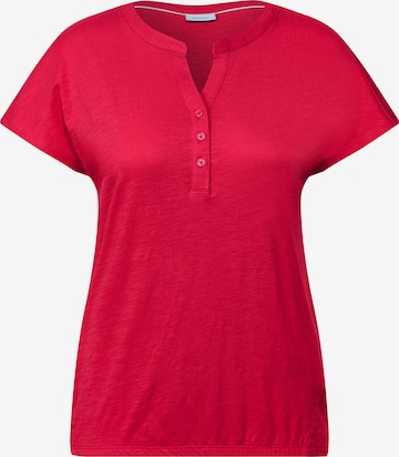 STREET ONE Shirt in Rot: Vorderseite