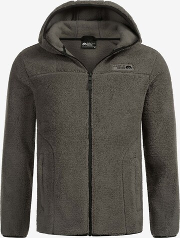 Arctic Seven Athletic Fleece Jacket 'AS413' in Grey: front