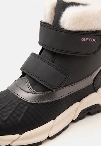 GEOX Stövel 'FLEXYPER PLUS' i svart