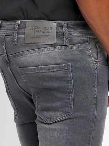 Alessandro Salvarini Regular Jeans in Grijs