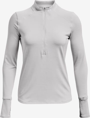 UNDER ARMOUR Functioneel shirt 'Qualifier Run 2.0' in Grijs: voorkant