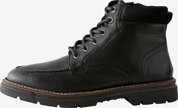 Boots stringati 'Apron' di Next in nero: frontale