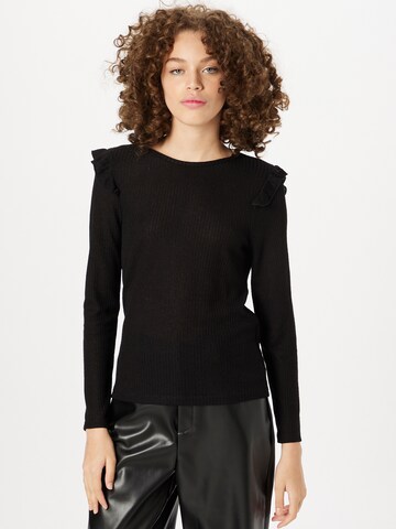 NEW LOOK Shirt in Zwart: voorkant