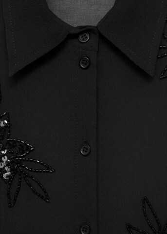 MANGO Bluse 'Flora-a' in Schwarz