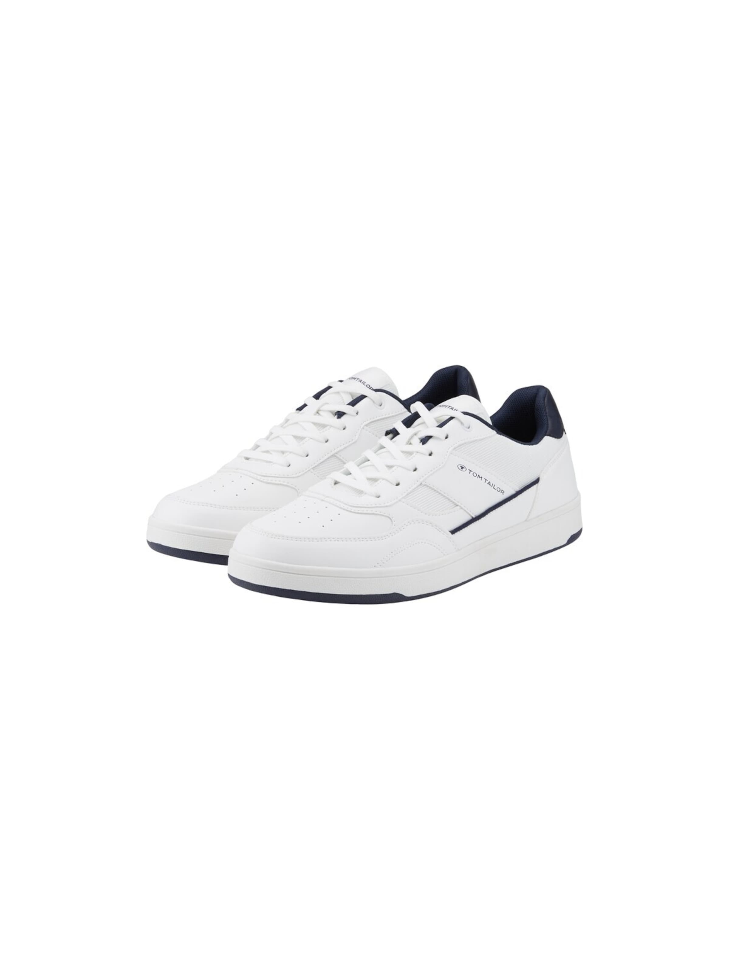 TOM TAILOR - Zapatillas deportivas bajas en blanco