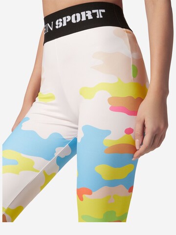 Skinny Pantaloni sportivi di Plein Sport in beige