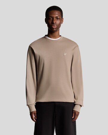 Lyle & Scott Sweatshirt in Grijs: voorkant