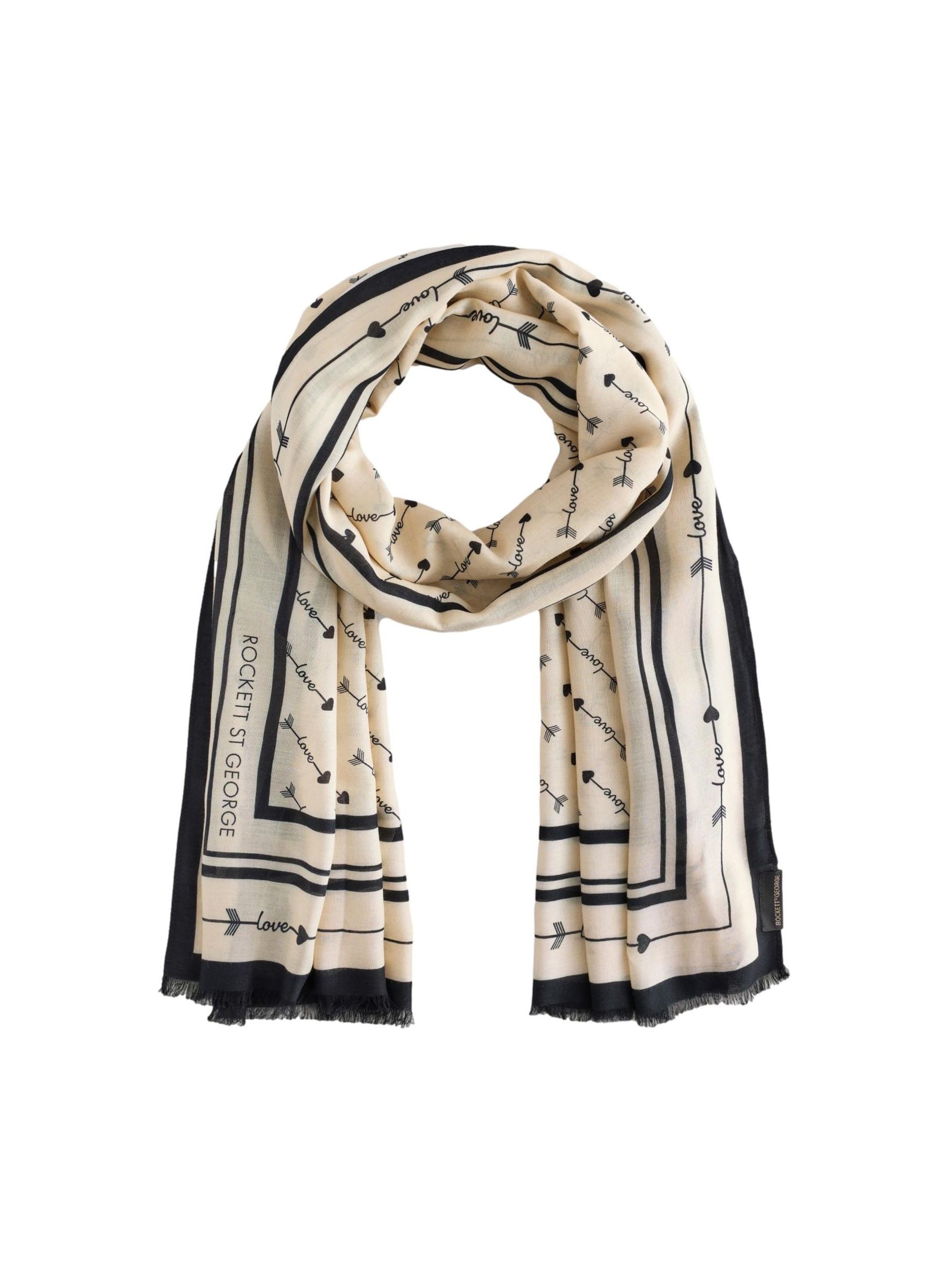 Sciarpa di Rockett St George in beige: frontale
