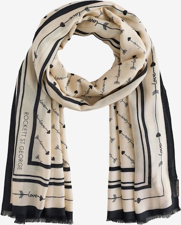 Rockett St George Schal in Beige: Vorderseite