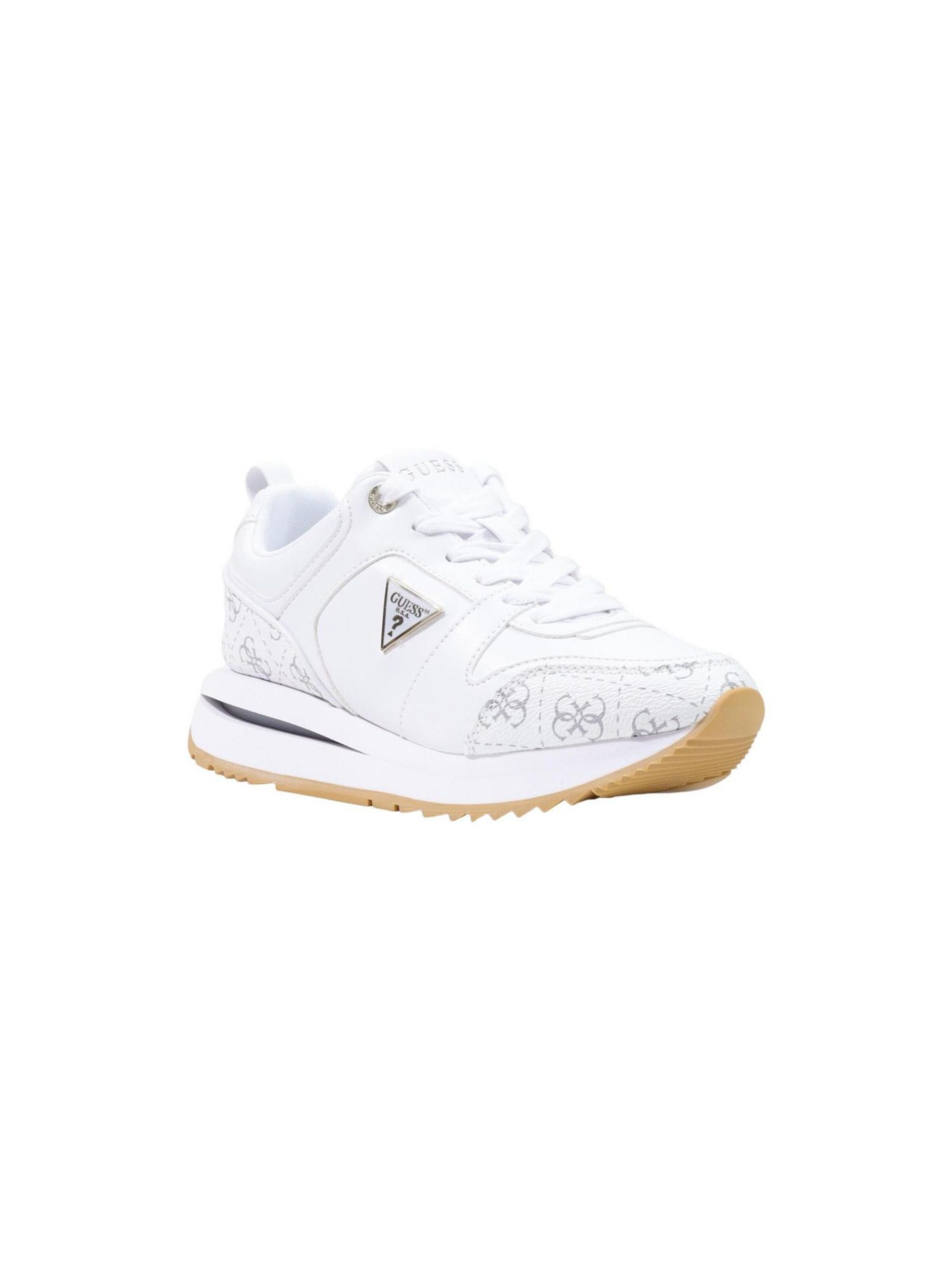 GUESS Sneakers laag 'EVORY FLTEVR ELE12' in Wit: voorkant