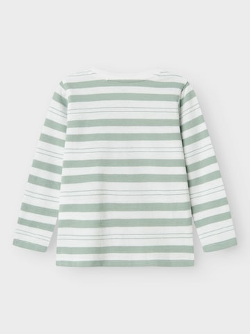 Tricou 'NMMLANDON' de la NAME IT pe alb