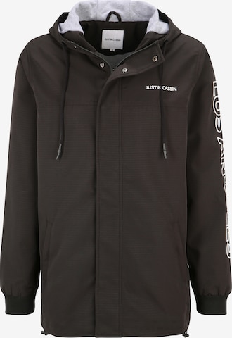 Justin Cassin Between-Season Jacket in Black: front