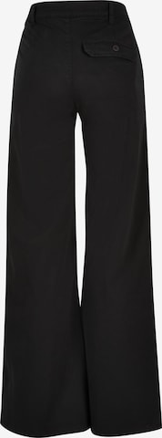 Urban Classics Zvonové kalhoty Kalhoty – černá