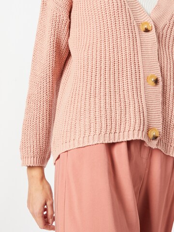 Hailys Knit Cardigan 'Kim' in Pink