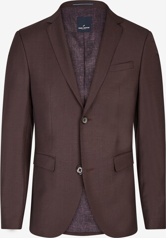 HECHTER PARIS Slim fit Suit Jacket in Brown: front