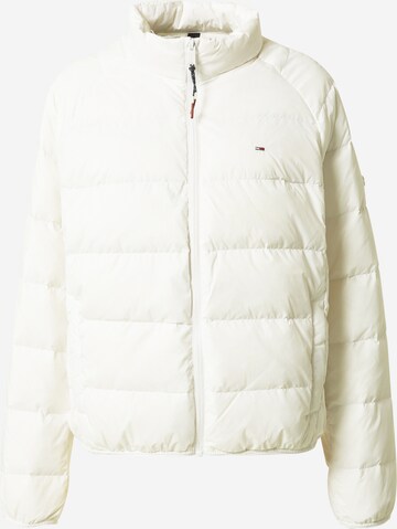 Tommy Jeans - Casaco de inverno em branco: frente