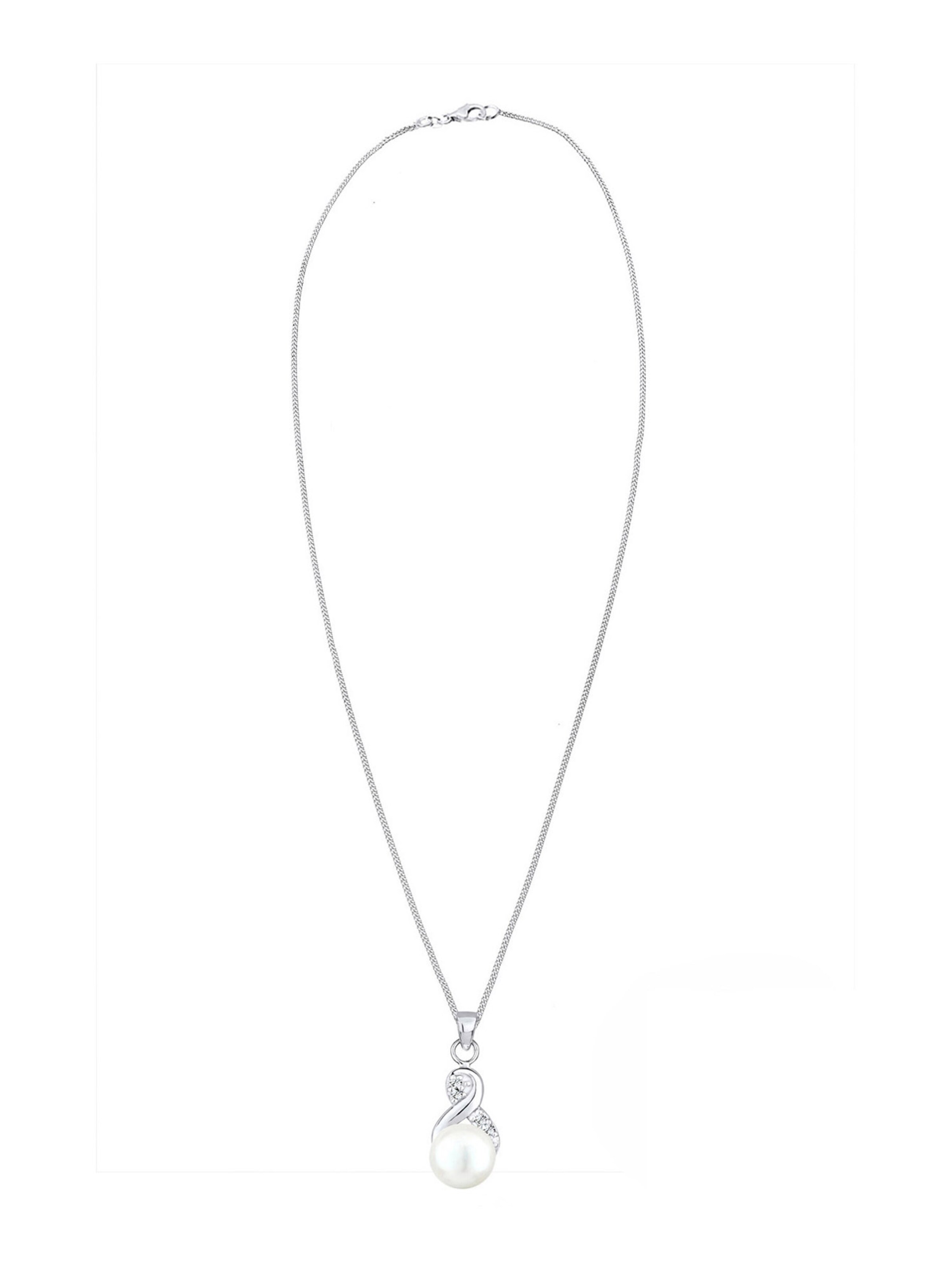 ELLI Ketting 'Infinity' in Zilver: voorkant