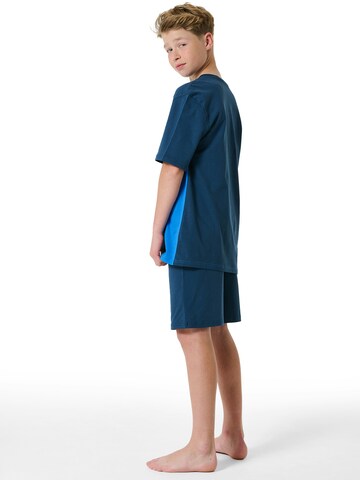 SCHIESSER Pajamas ' Organic Cotton ' in Blue