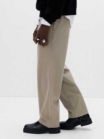 Pull&Bear Loose fit Trousers in Grey