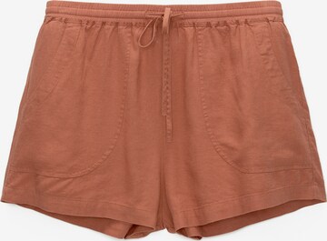 Loosefit Pantaloni di Pull&Bear in marrone: frontale