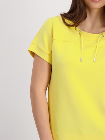 T-shirt monari en jaune