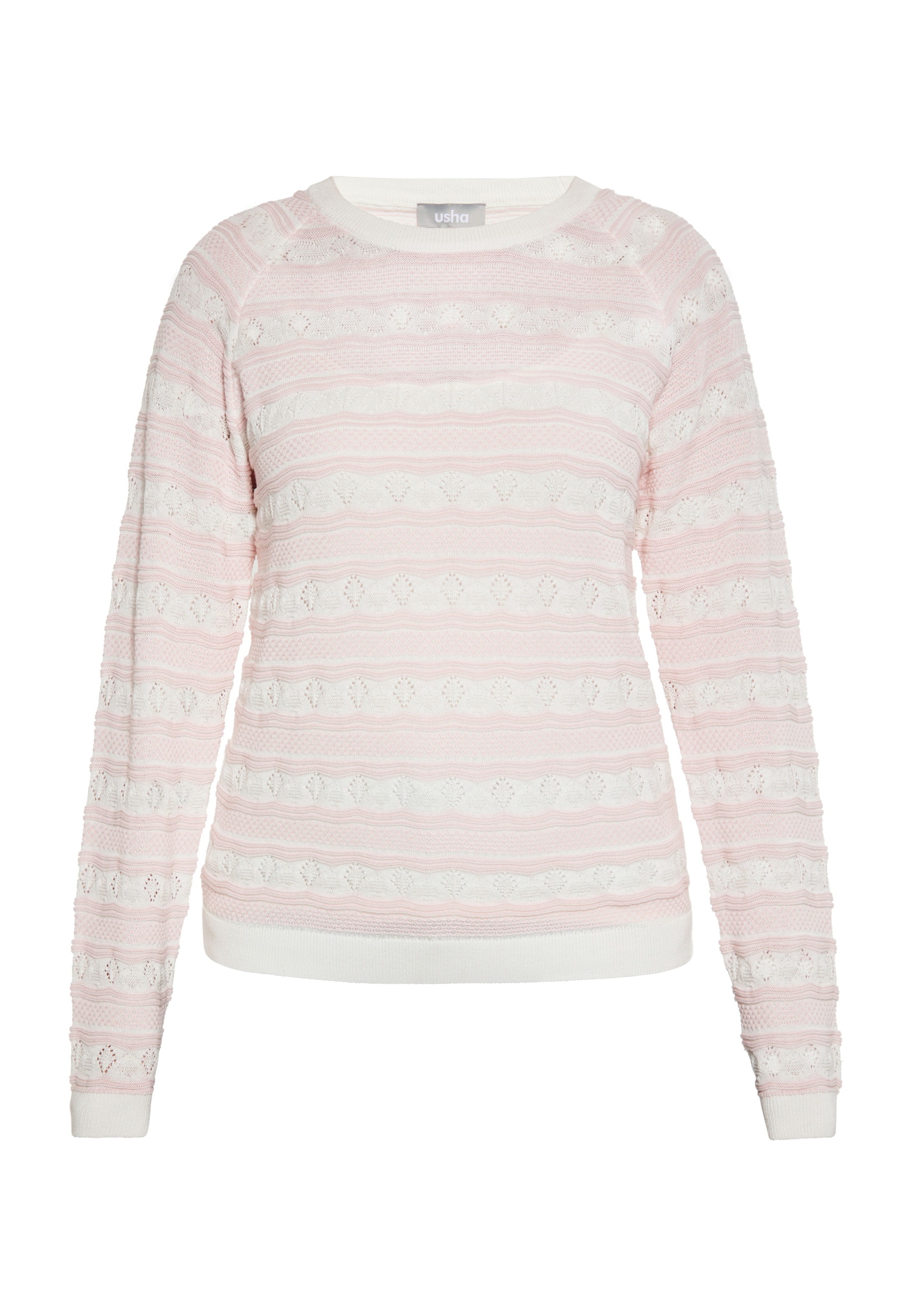 Usha Πουλόβερ σε ροζ: μπροστά