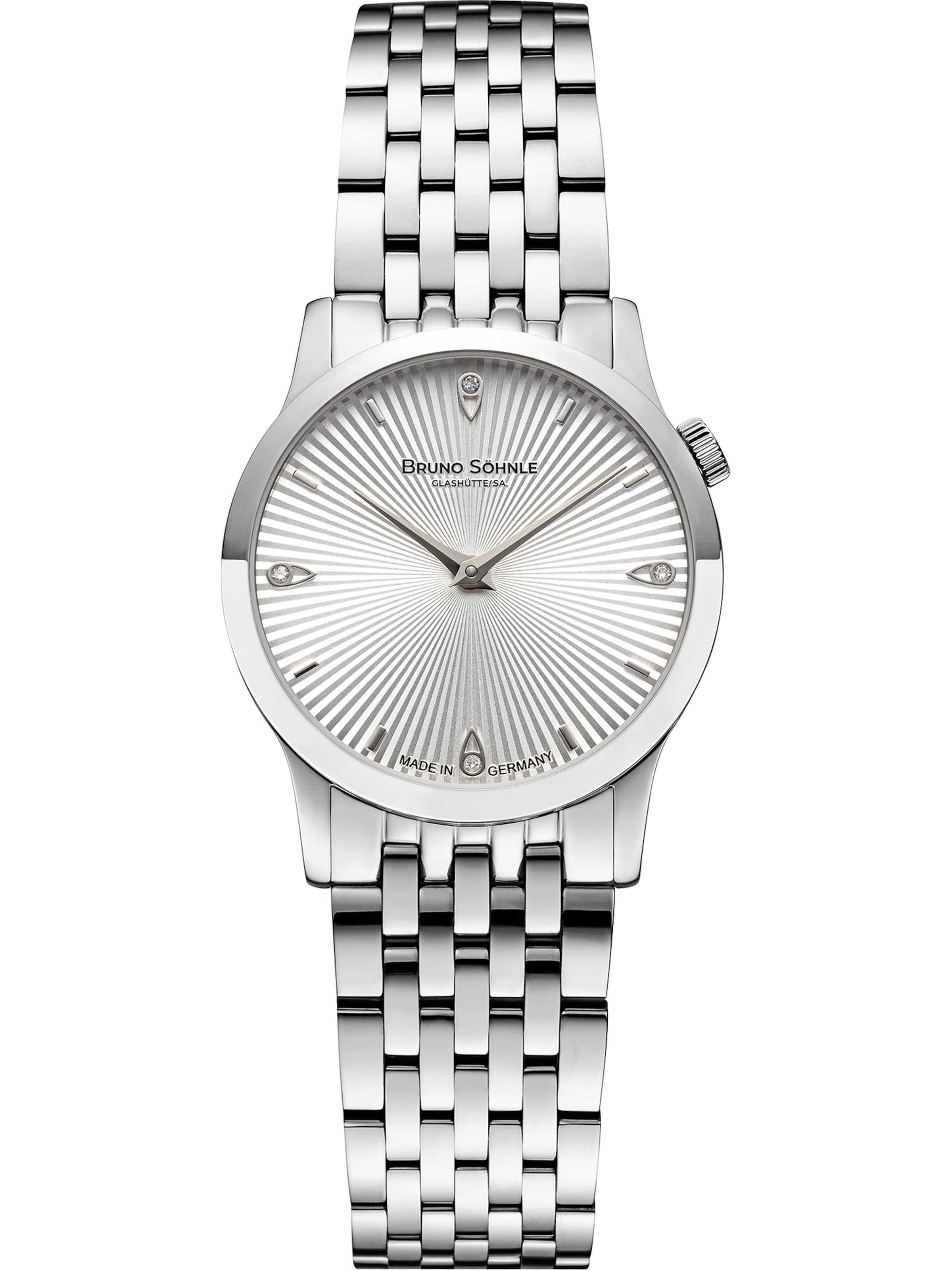 Bruno Söhnle Analoguhr in Silber: Vorderseite