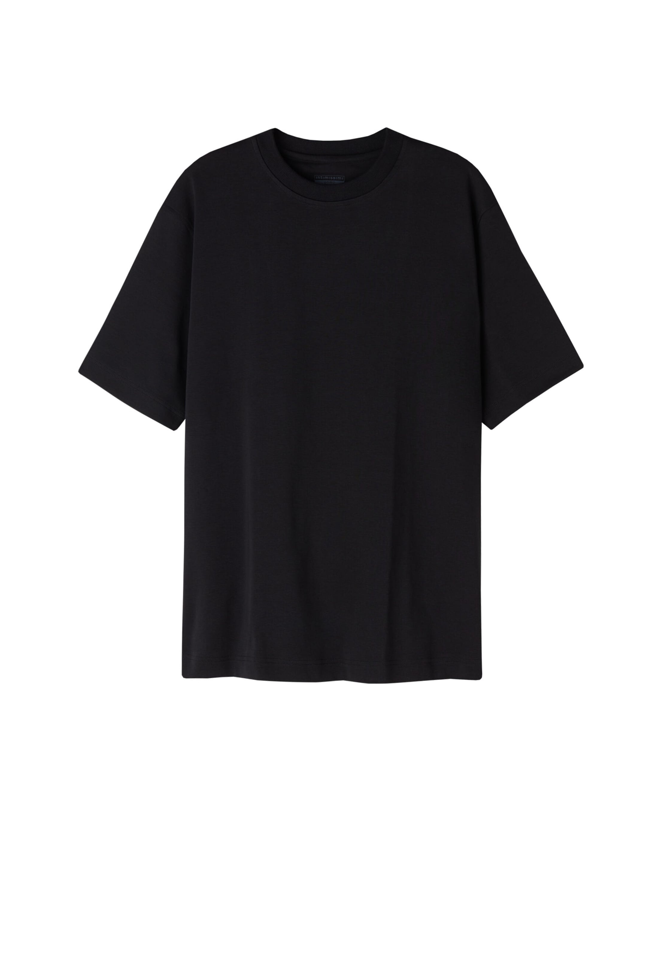 IUMAN Intimissimi Uomo Shirt in Black: front