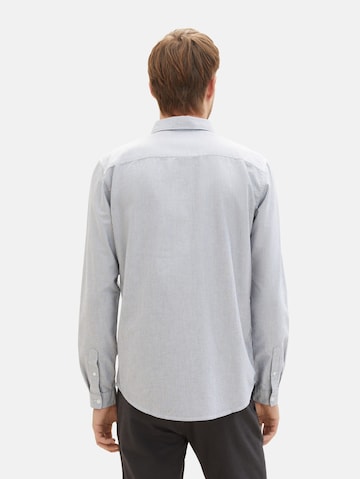 Coupe regular Chemise TOM TAILOR en bleu