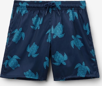 Tezenis Board Shorts in Blue: front