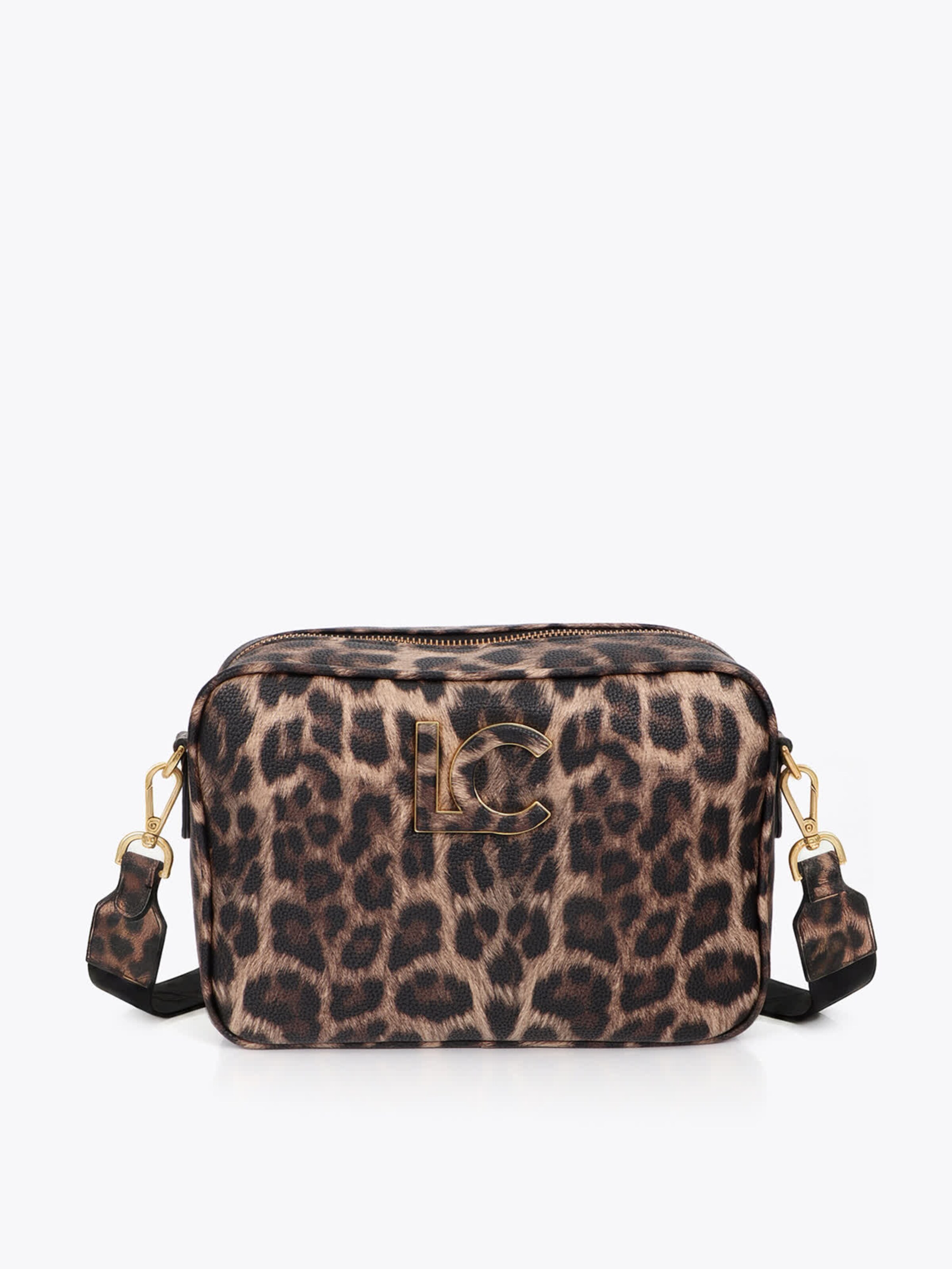 Sac à bandoulière Lola Casademunt en marron : devant