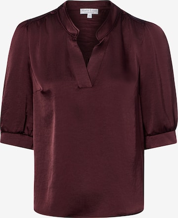 Marie Lund Bluse in Lila: Vorderseite